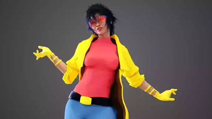 Jubilee - X-Men 3D model
