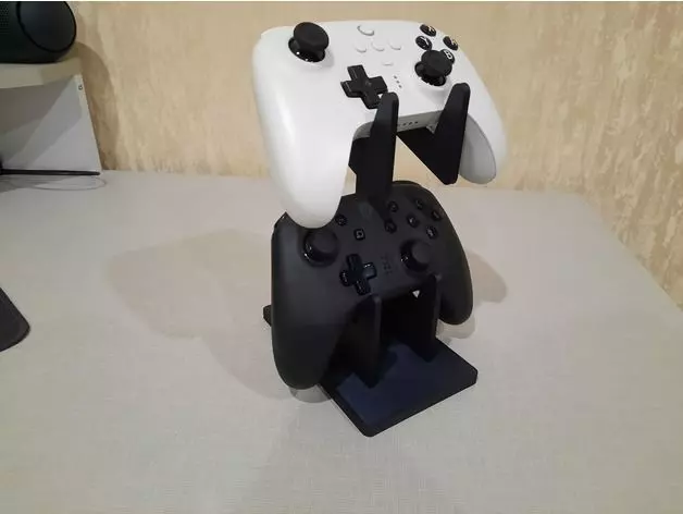 Universal Gamepad Stand 3D print model_0