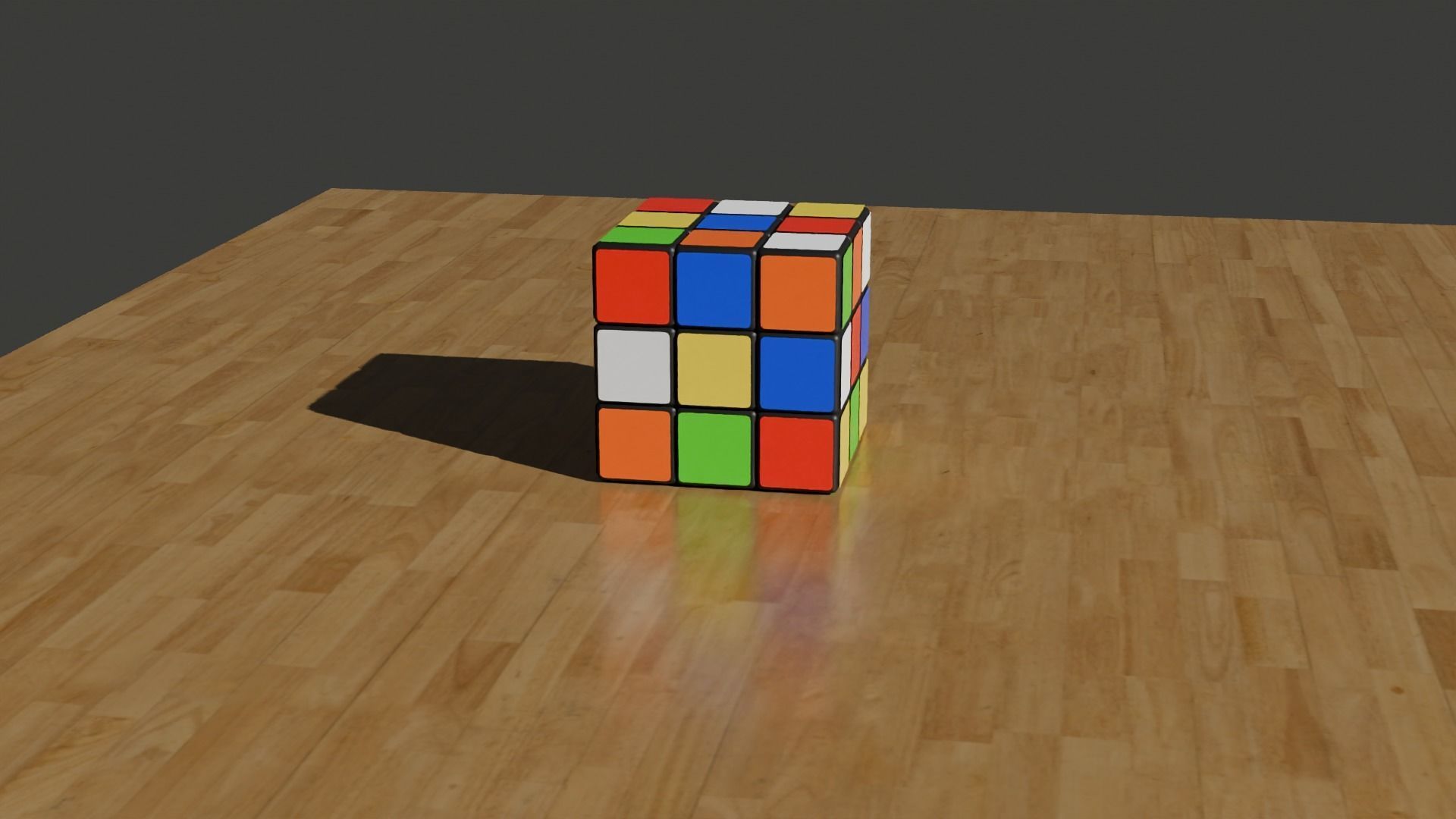 Rubic Cube 3D model_2