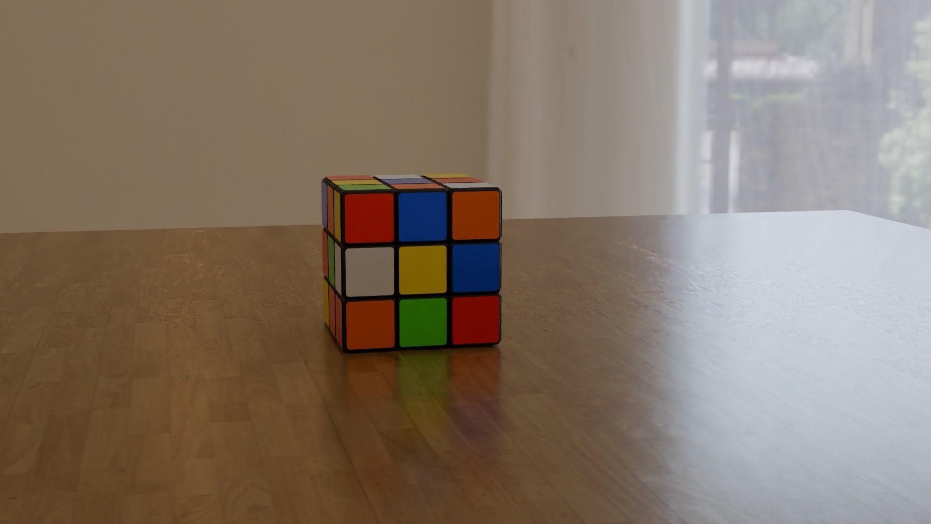 Rubic Cube 3D model_1