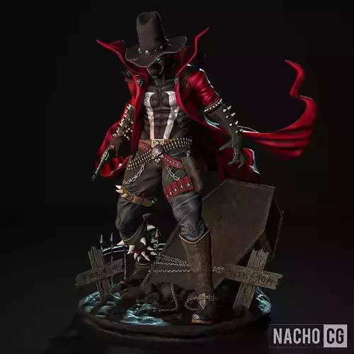 Fan Art - Gunslinger Spawn - Statue