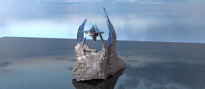Alien crystal orb rock Archway 