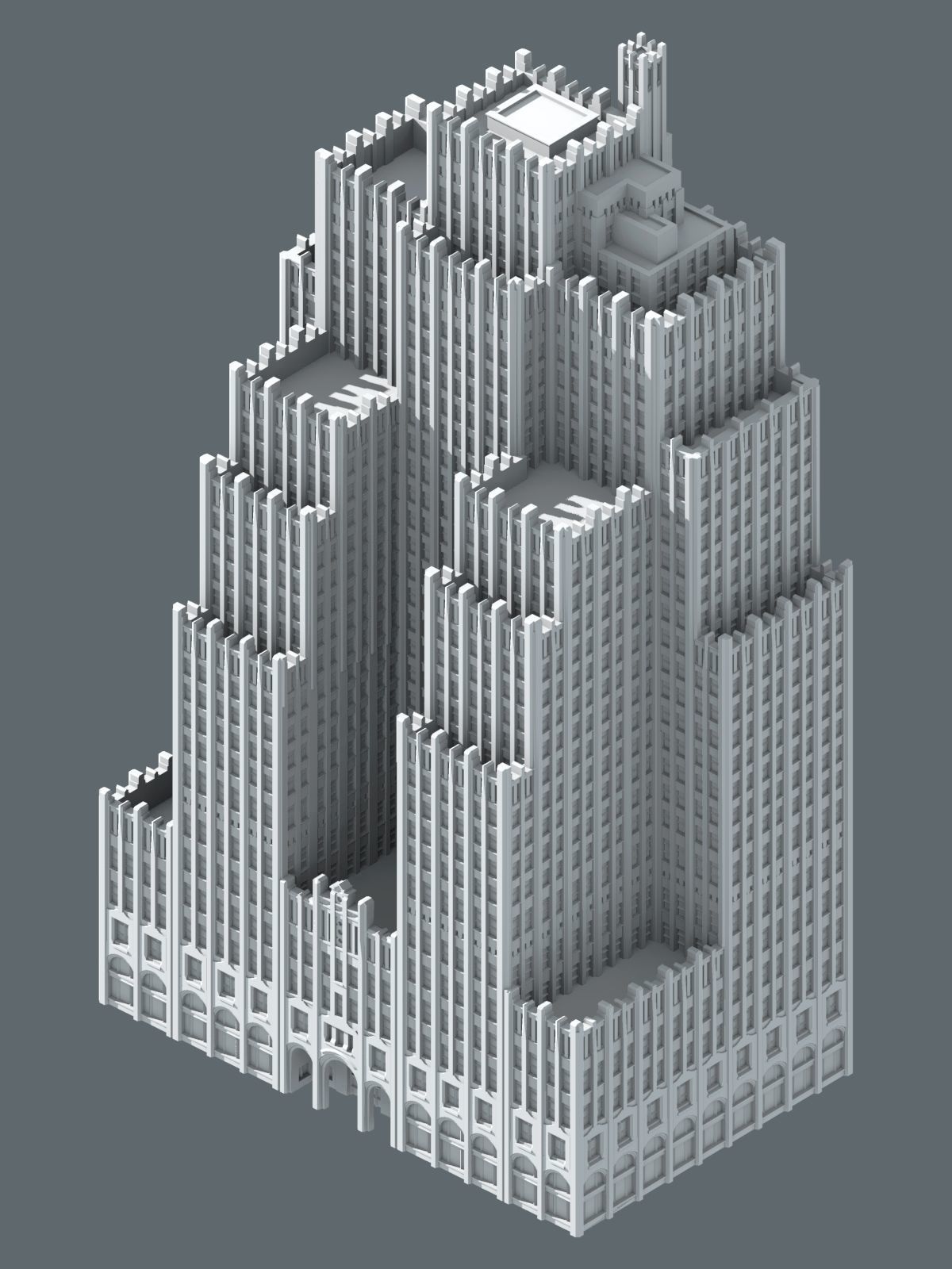 Historic St Louis Collection 3D print model_9
