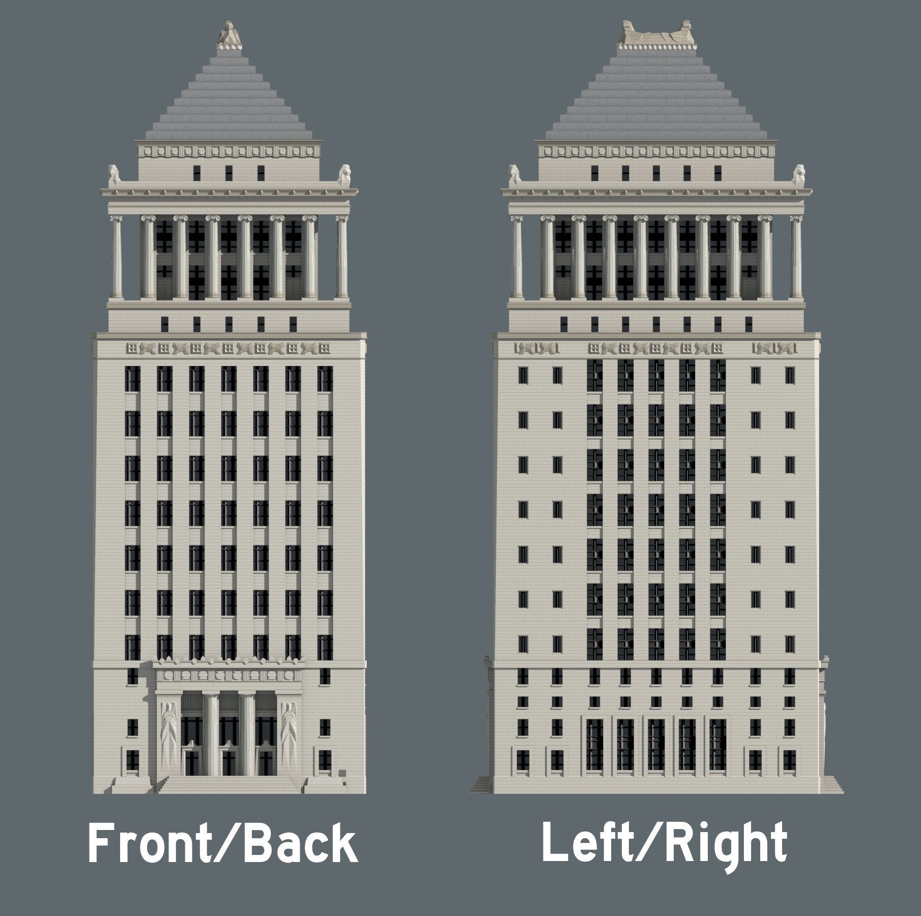 Historic St Louis Collection 3D print model_11
