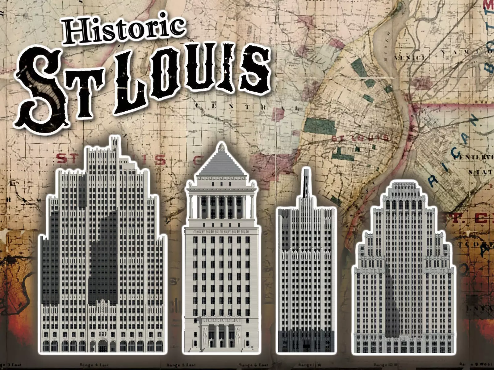 Historic St Louis Collection 3D print model_0
