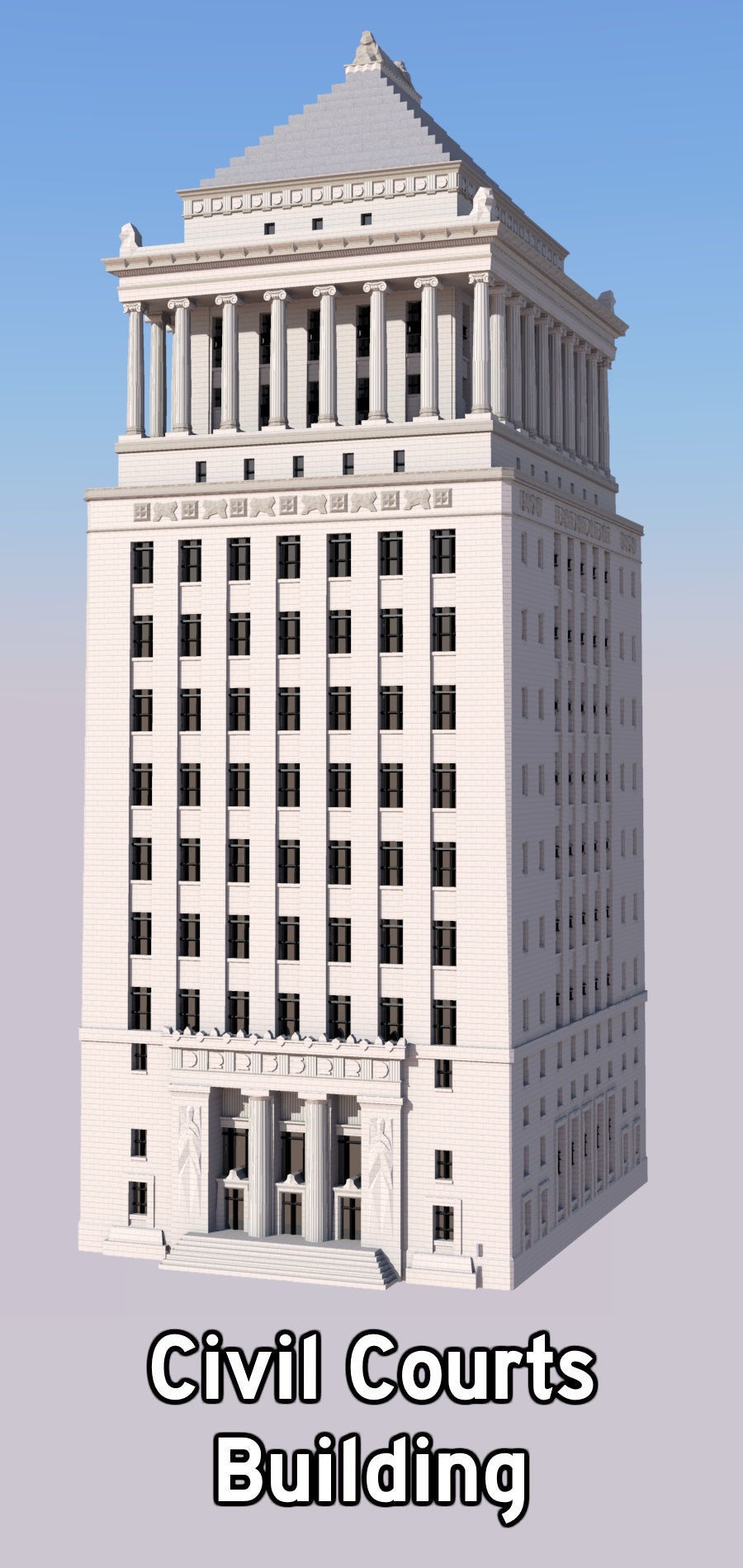 Historic St Louis Collection 3D print model_10