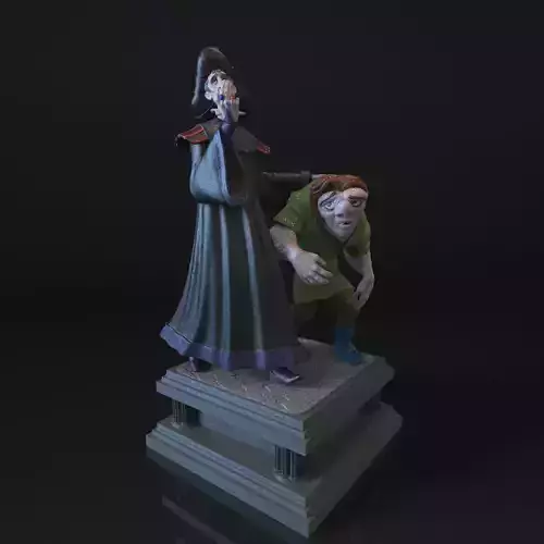 The Hunchback of Notre Dame 3D print model