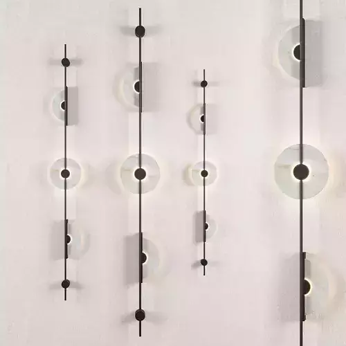 Alabaster Wall Sconce Black