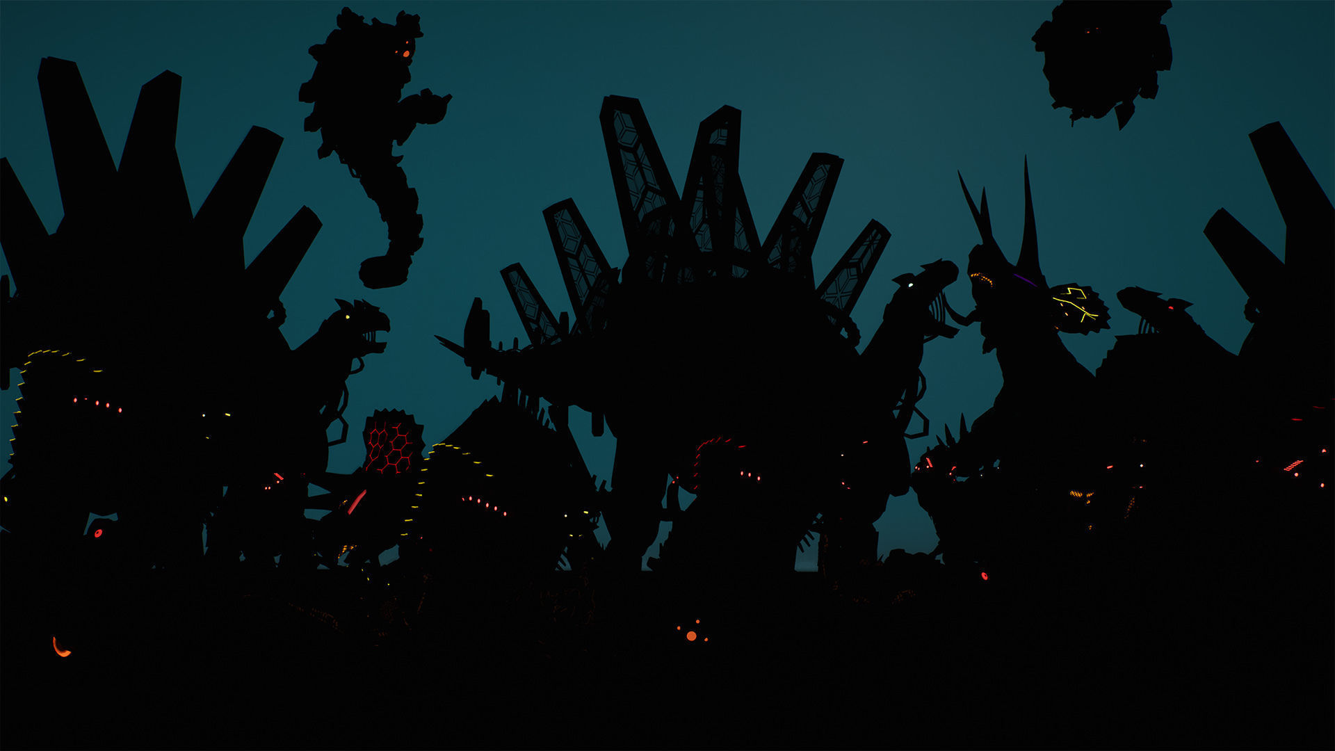 Sci-Fi Dinosaurs Pack 3D Model Collection_10