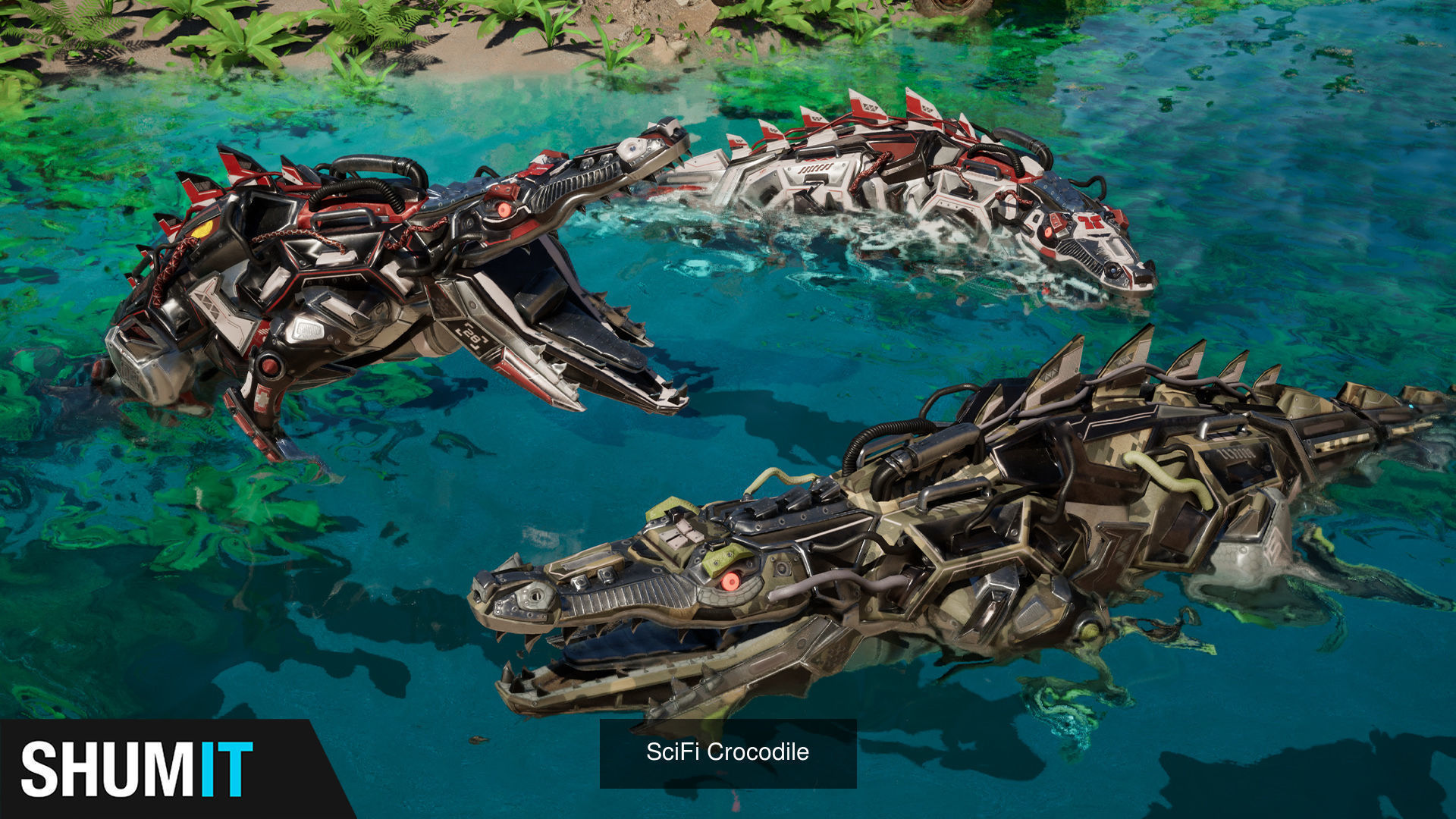 Sci-Fi Dinosaurs Pack 3D Model Collection_15