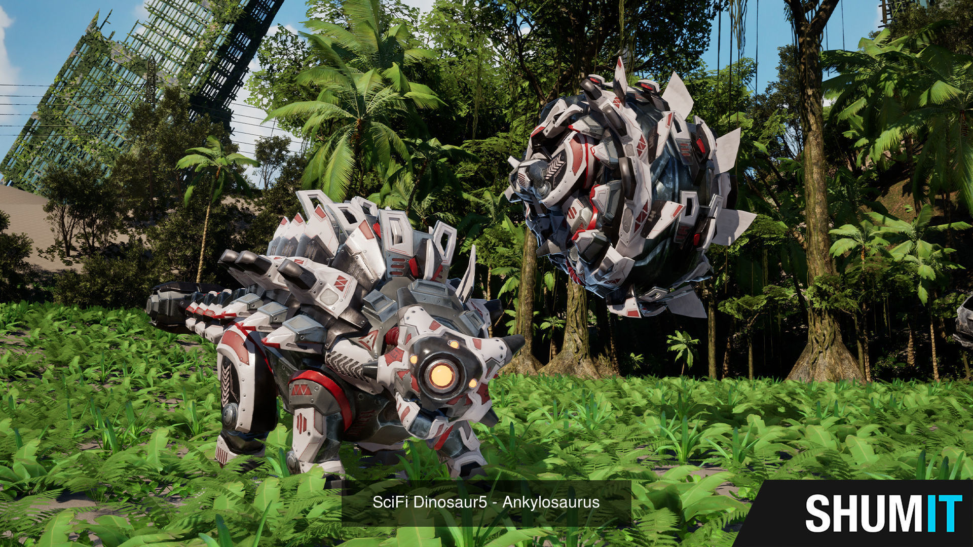 Sci-Fi Dinosaurs Pack 3D Model Collection_19