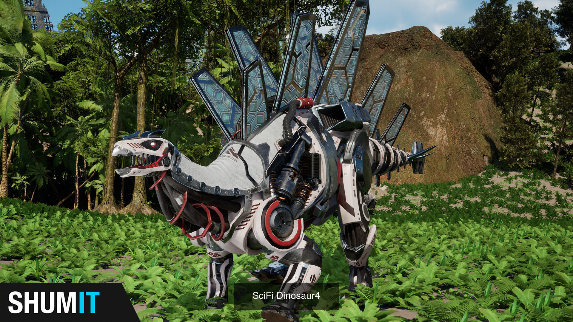 Sci-Fi Dinosaurs Pack 3D Model Collection_17