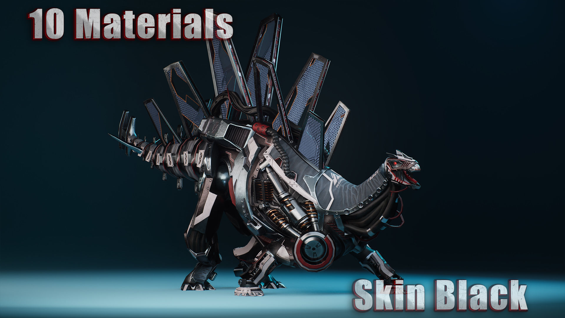 Sci-Fi Dinosaurs Pack 3D Model Collection_25