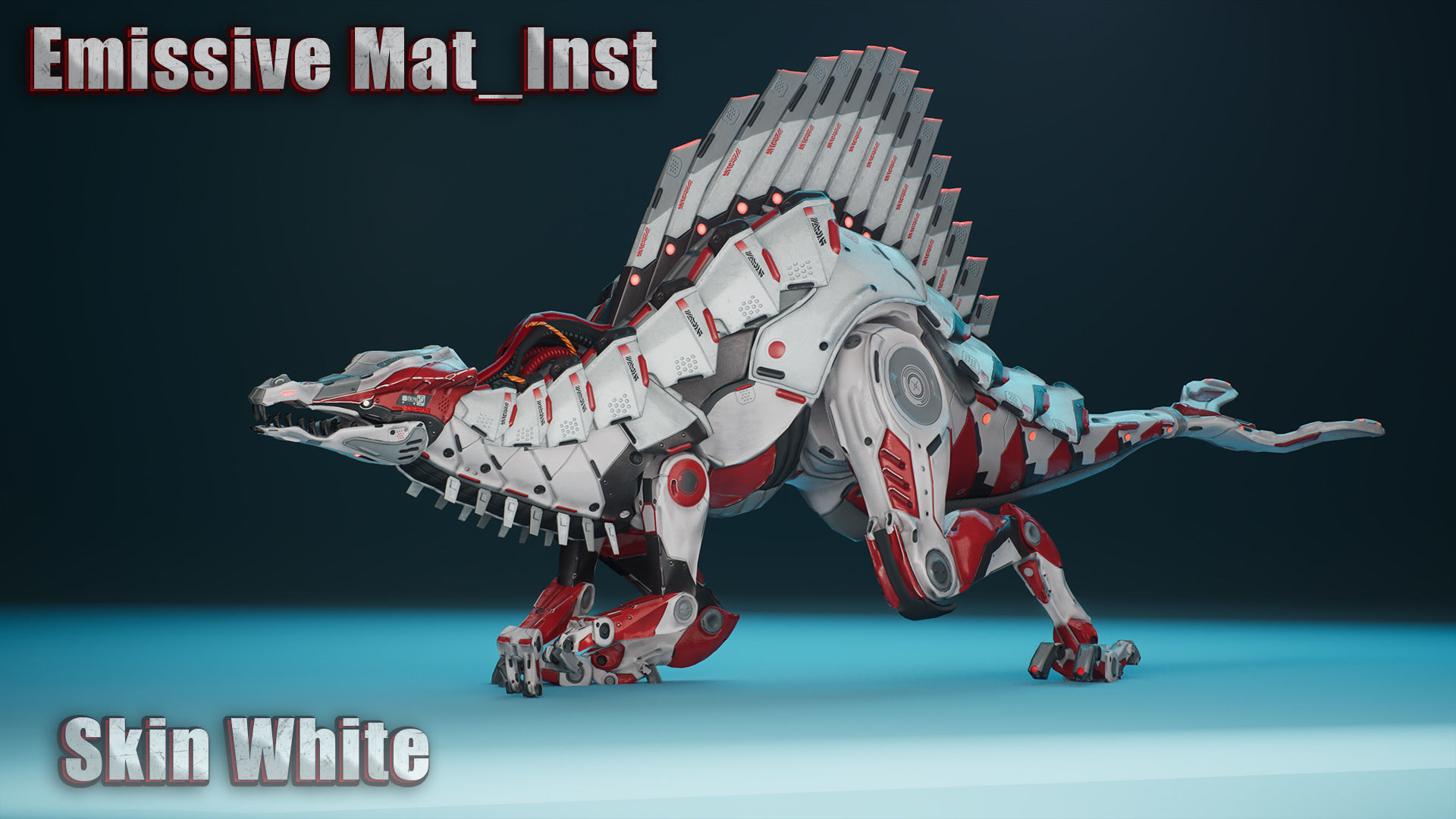 Sci-Fi Dinosaurs Pack 3D Model Collection_41