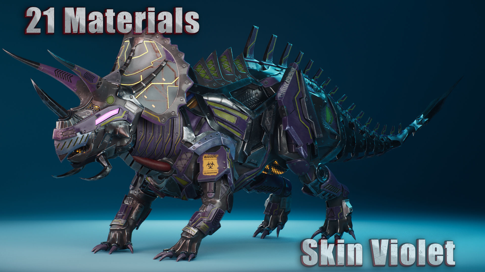 Sci-Fi Dinosaurs Pack 3D Model Collection_33