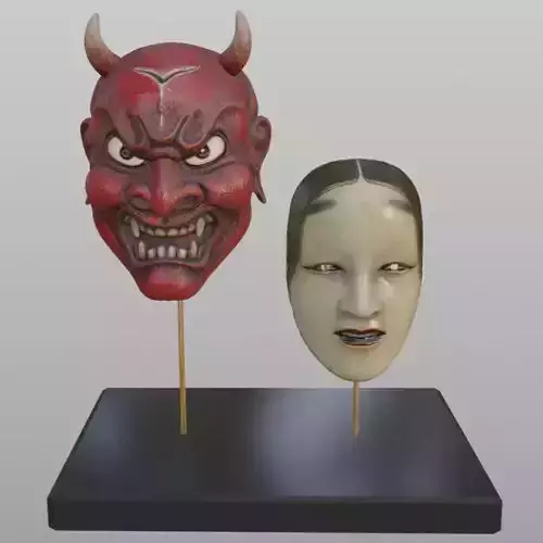 Japanese Devil Mask