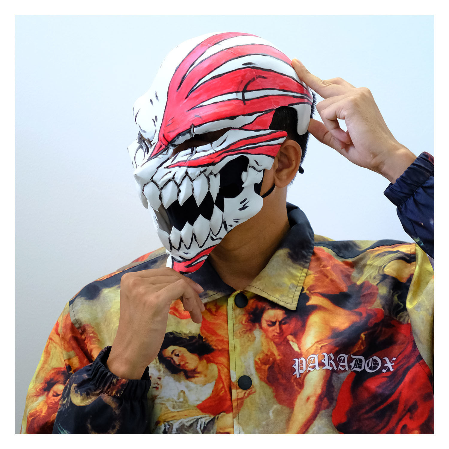 Bleach Ichigo Hollow Mask - Movable Jaw - Anime Cosplay 3D print model_1