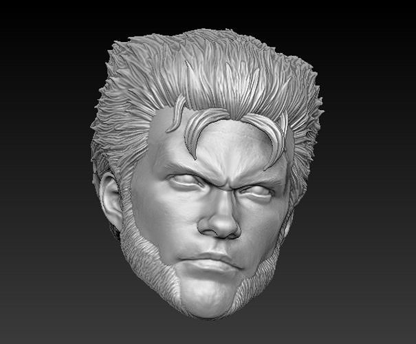 cavillrine v1 deadpool and wolverine headsculpt 3D print model