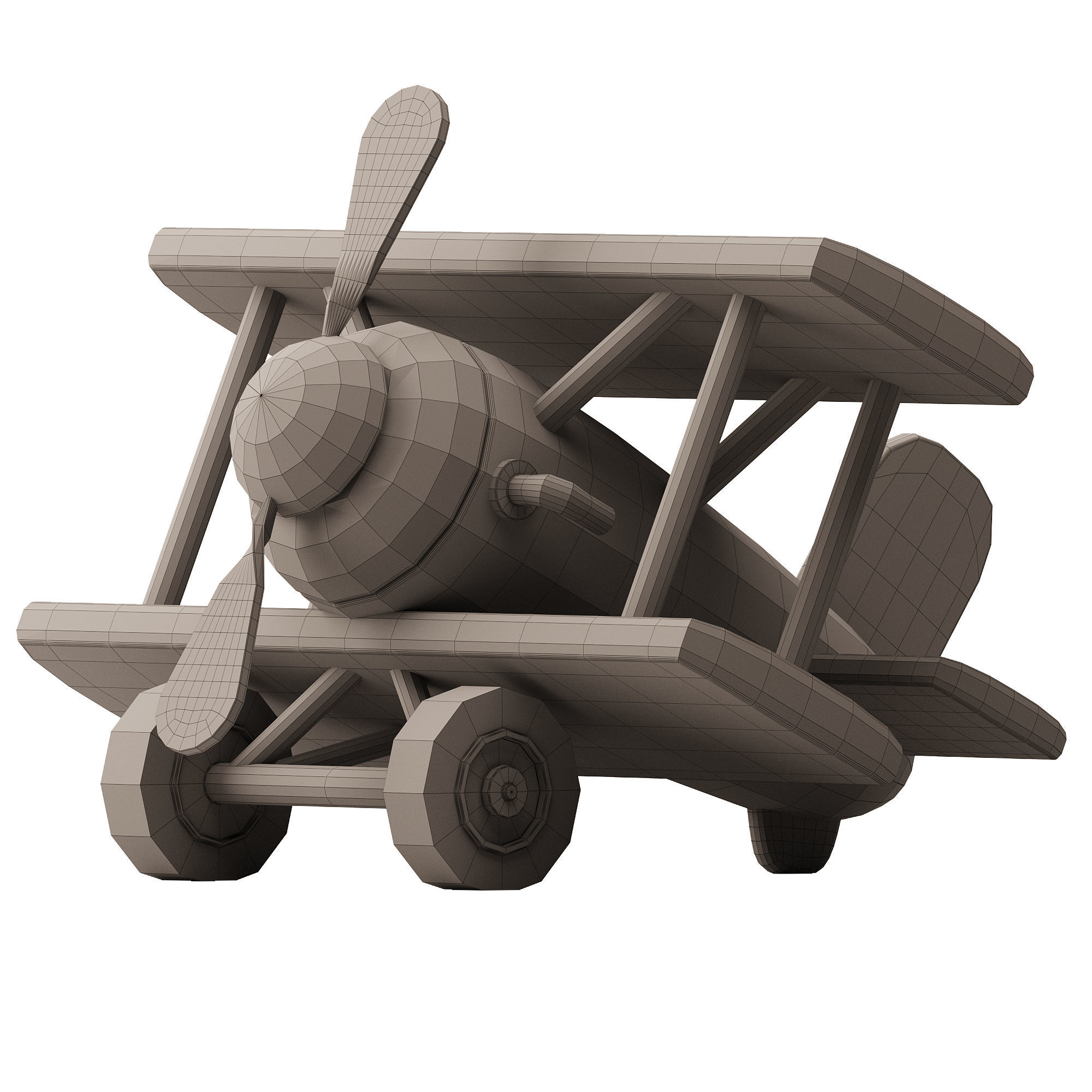 TOY Plane 3D model_2