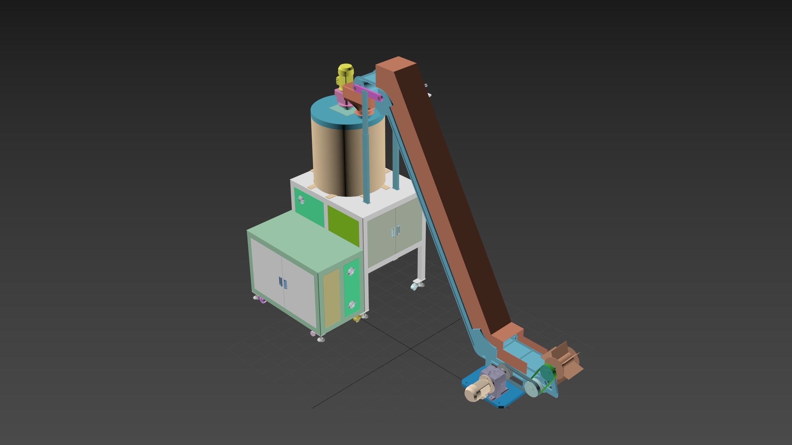 Solid particle feeder 3D model_12
