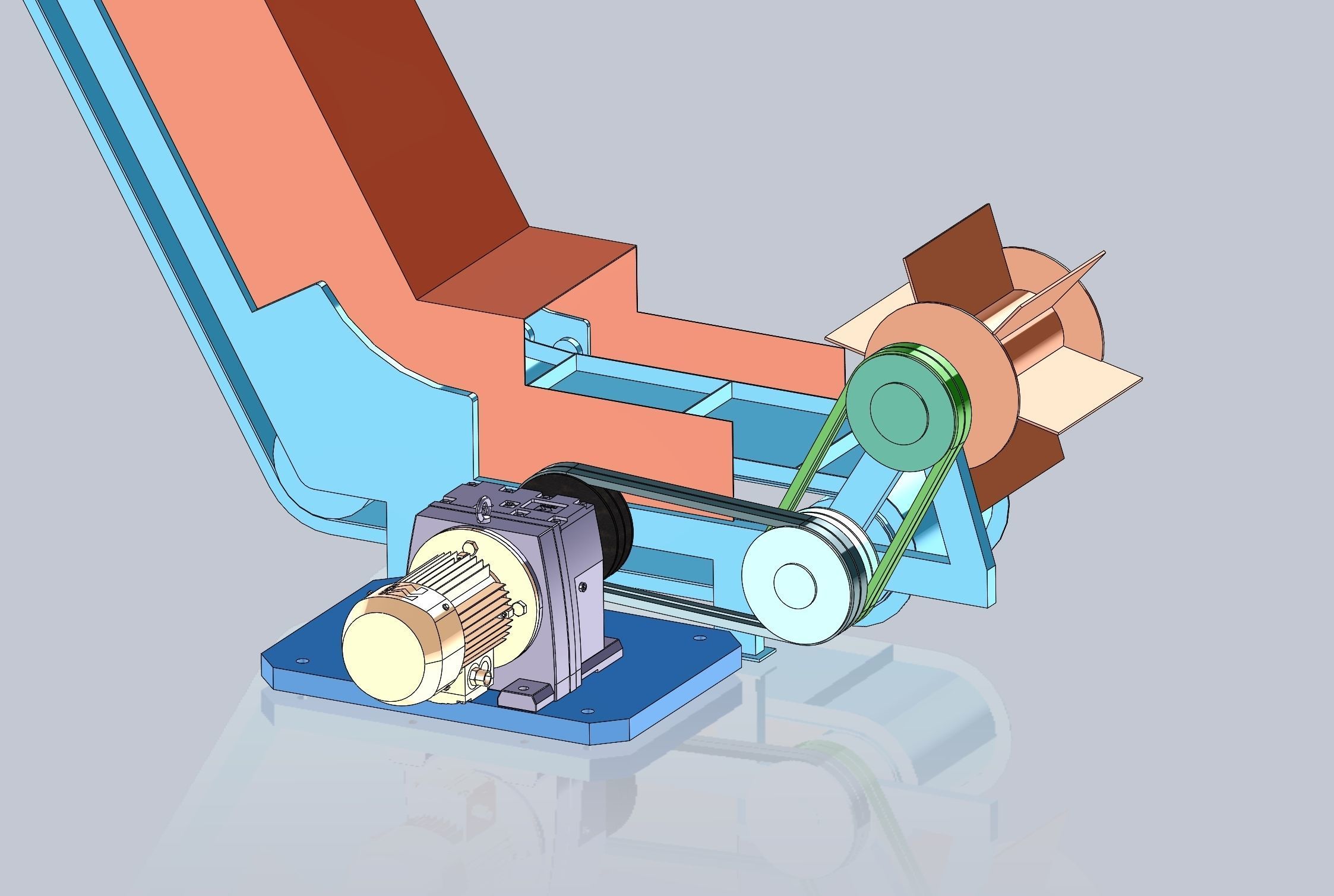 Solid particle feeder 3D model_5