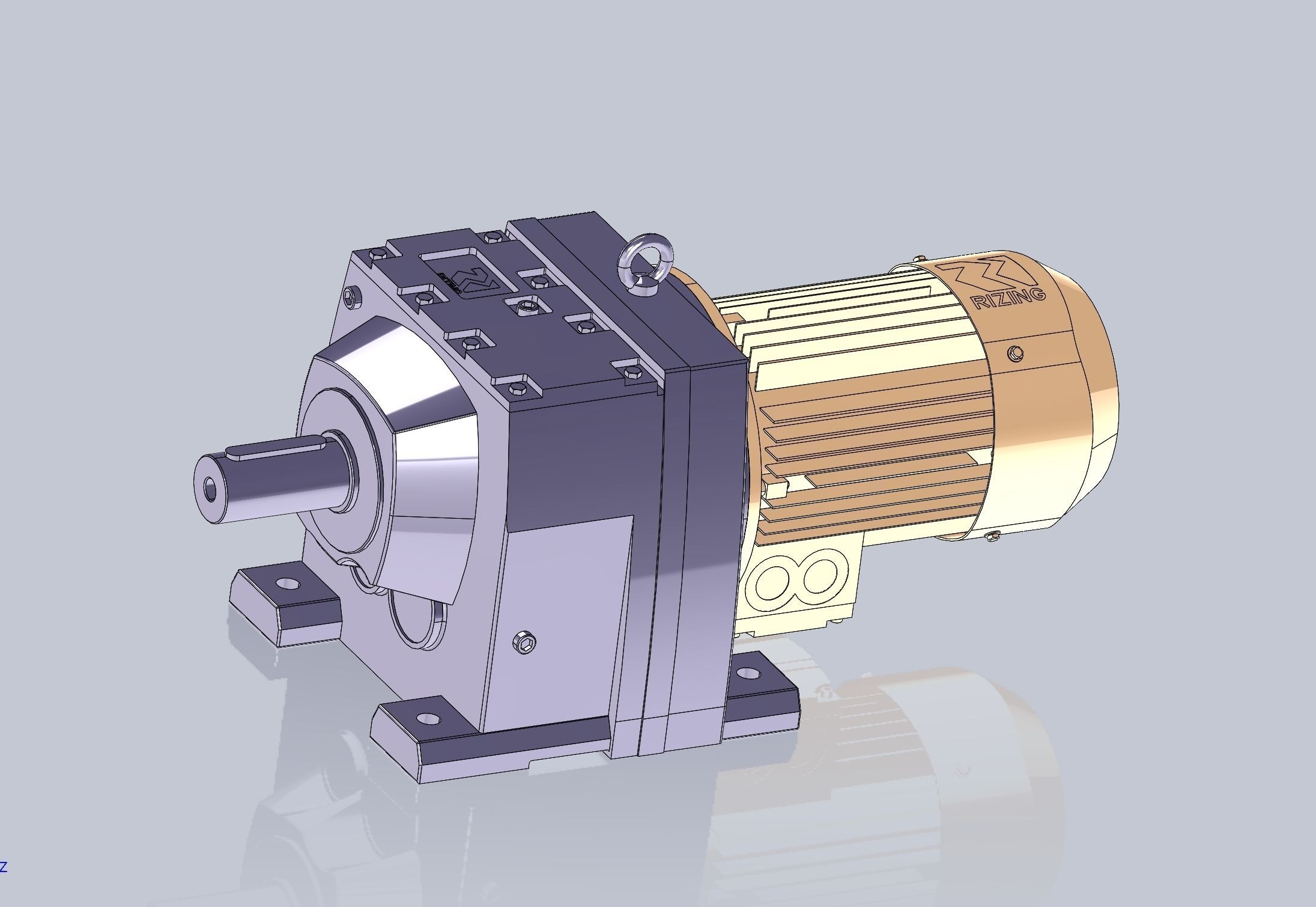 Solid particle feeder 3D model_7
