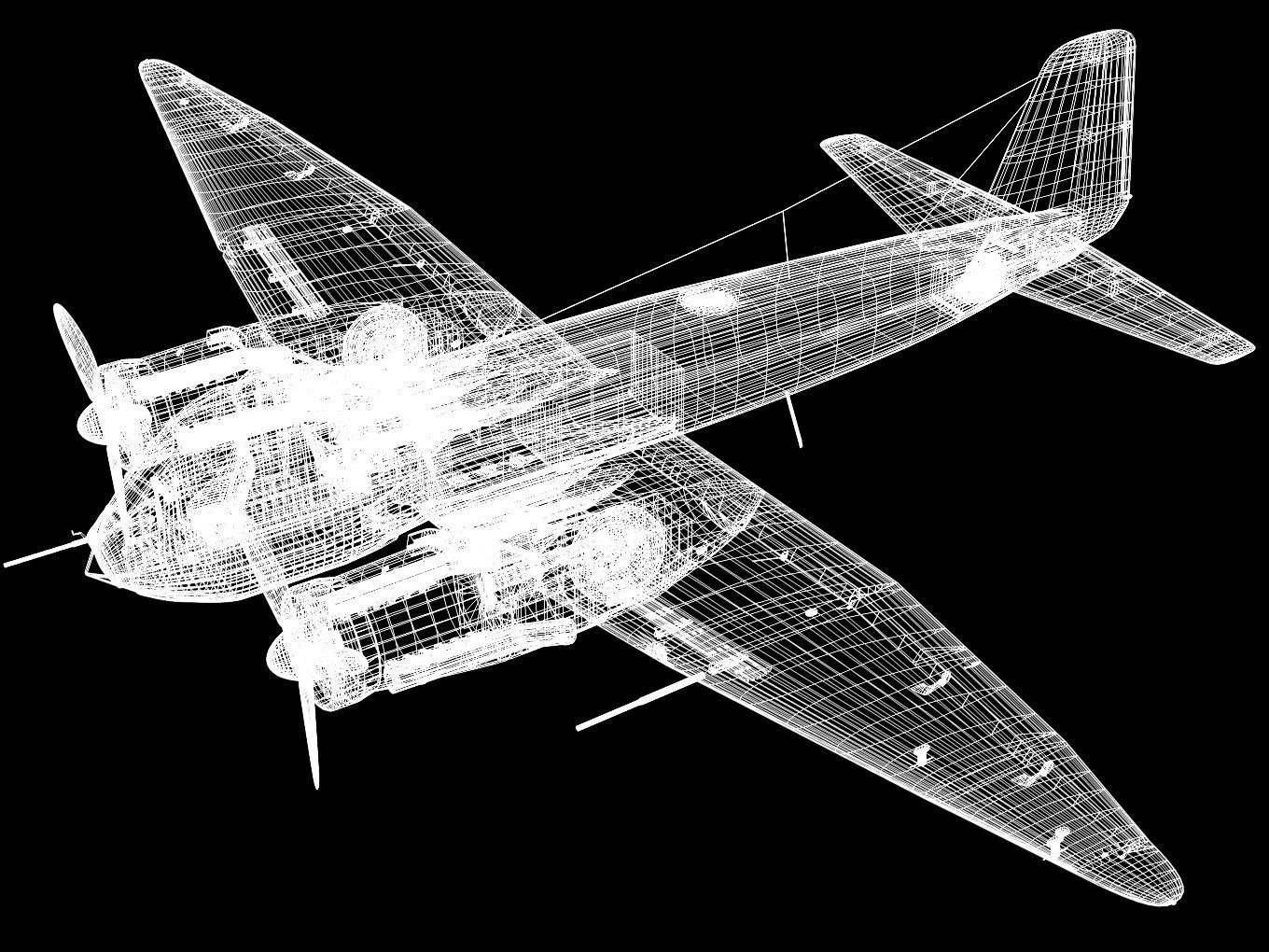 Junkers Ju 188 A-2 3D model_16
