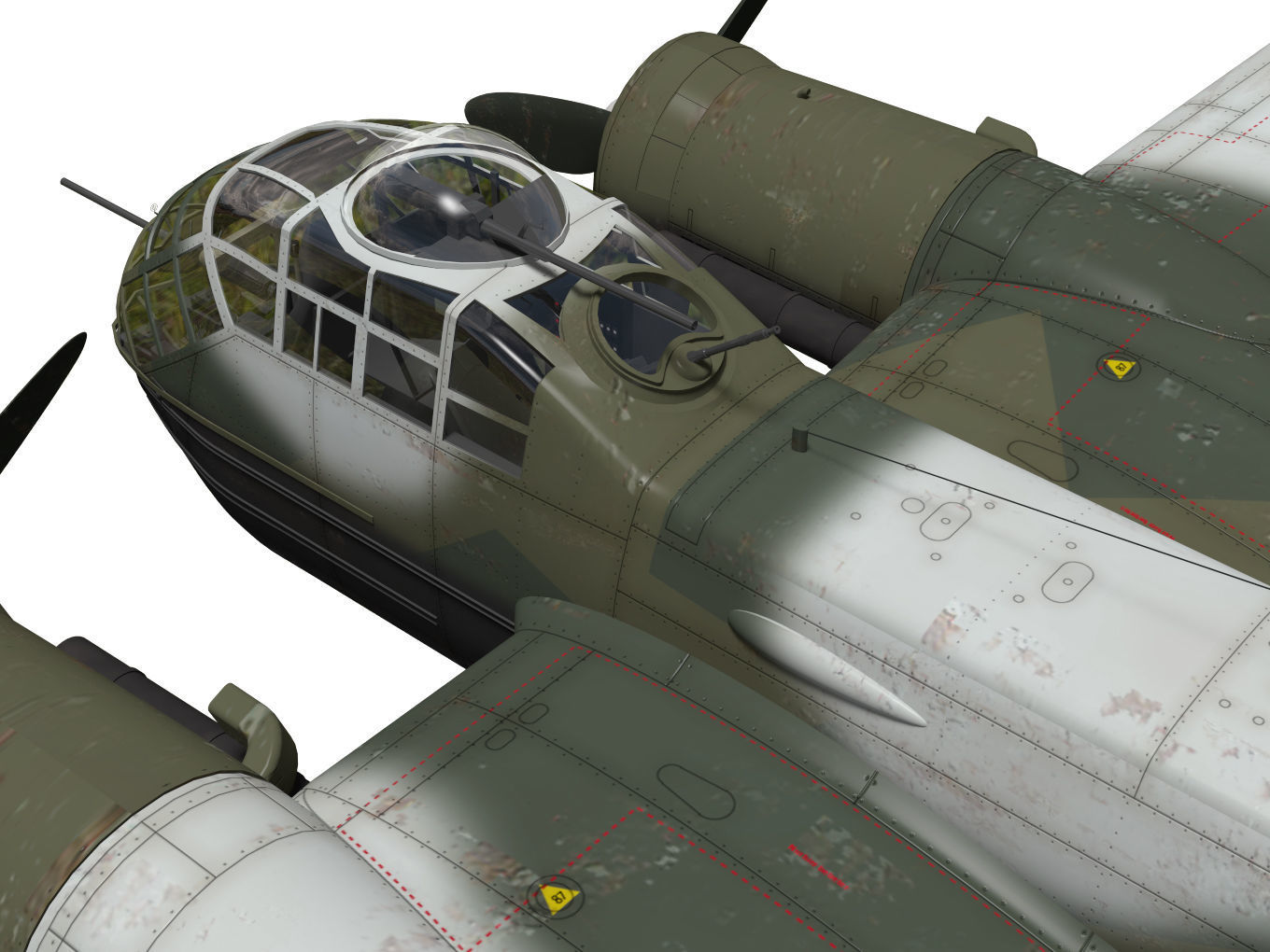 Junkers Ju 188 A-2 3D model_5