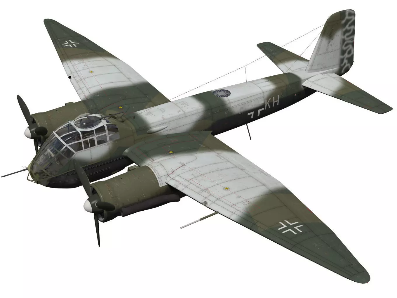 Junkers Ju 188 A-2 3D model_0