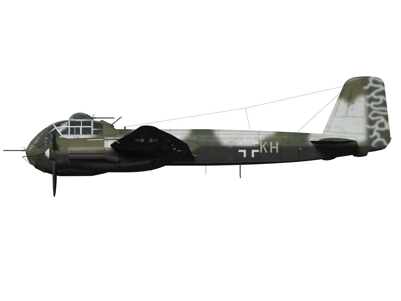 Junkers Ju 188 A-2 3D model_9