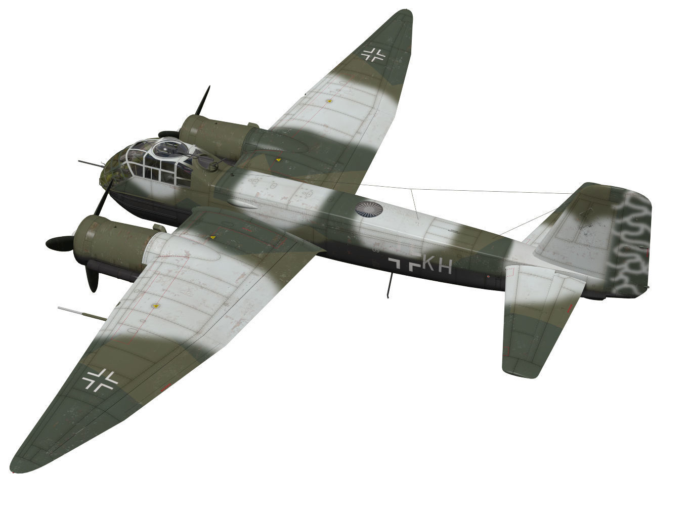Junkers Ju 188 A-2 3D model_1