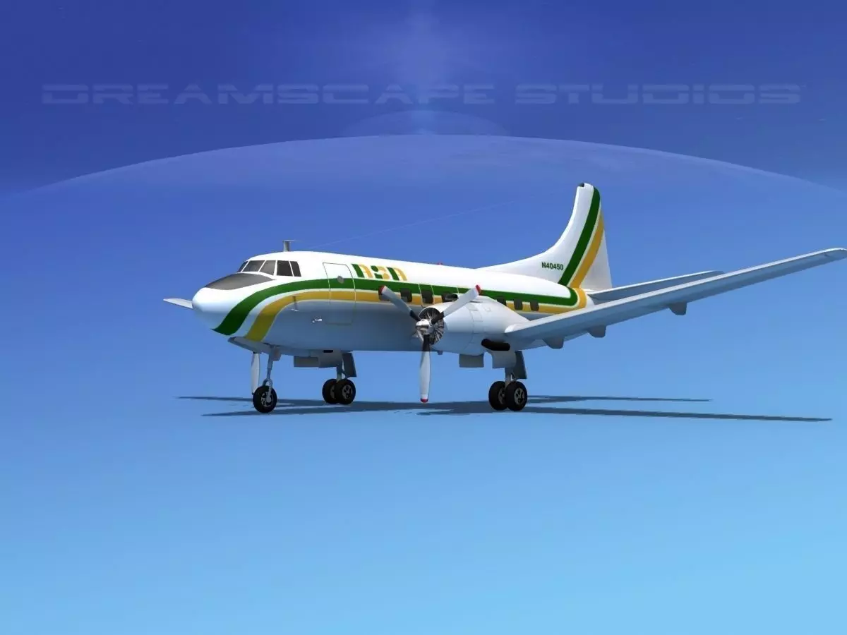 Martin 404 Atlantic Southeast 3D model