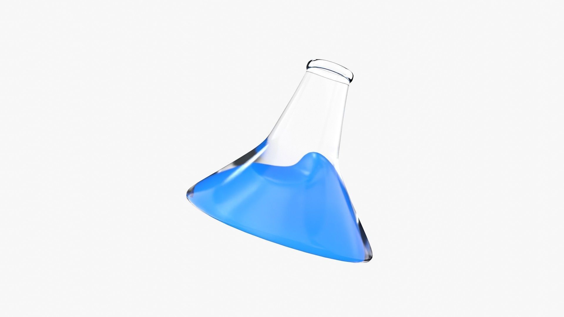 Conical flask 3D model_18