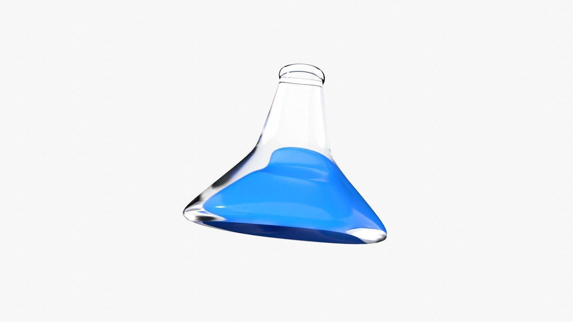 Conical flask 3D model_15