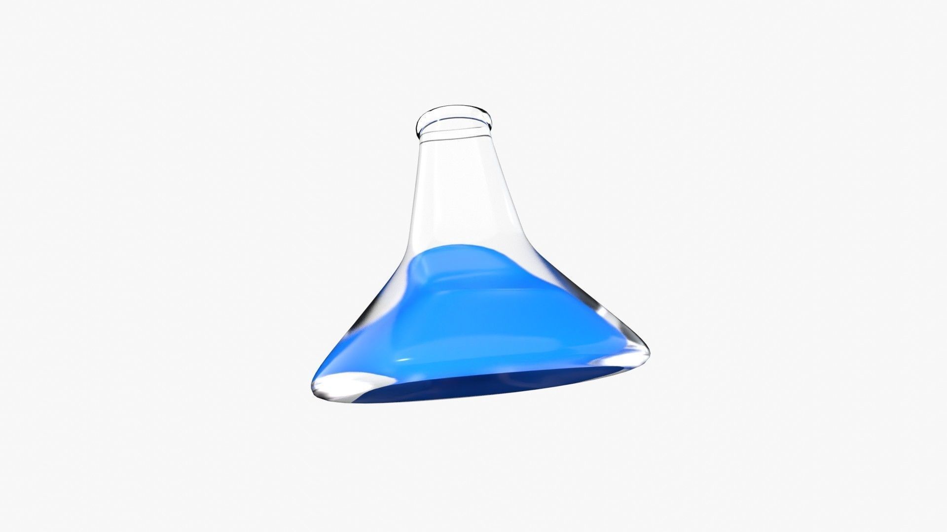 Conical flask 3D model_13