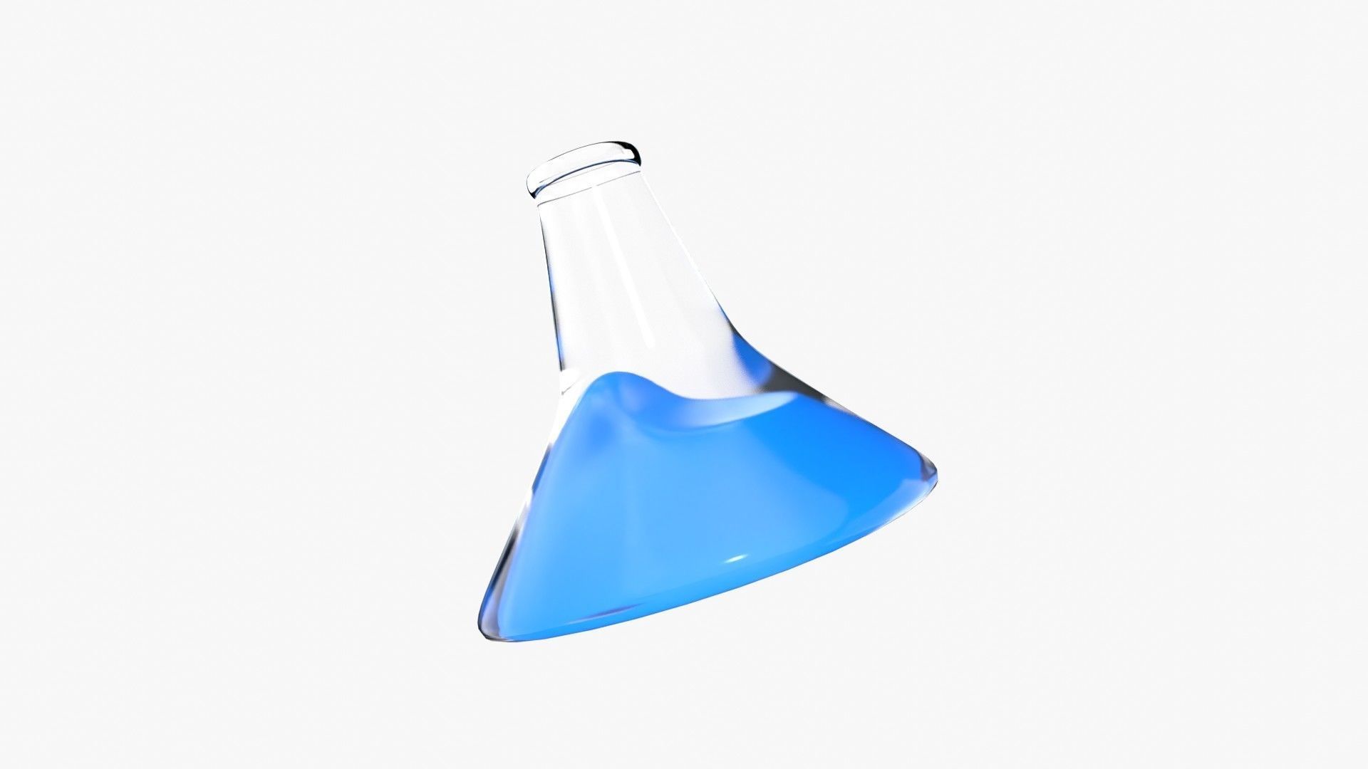 Conical flask 3D model_10