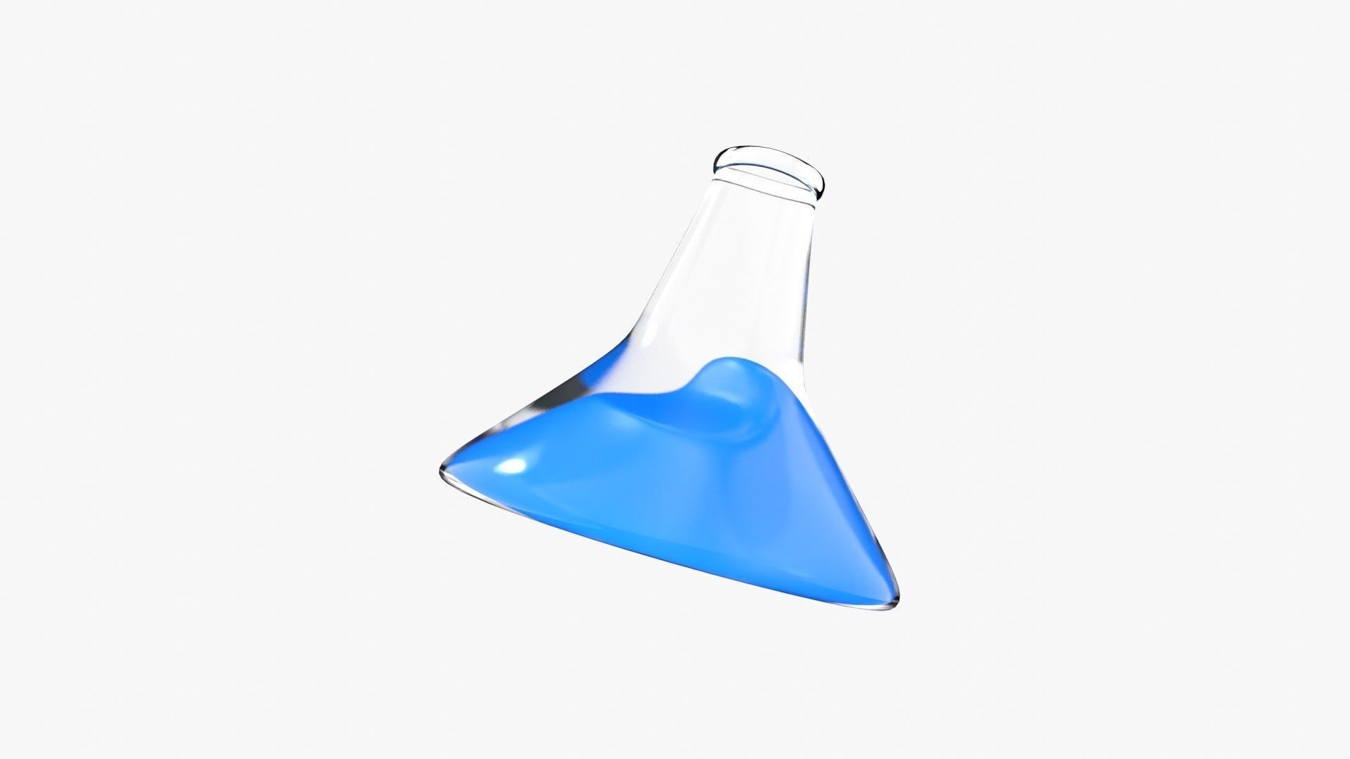 Conical flask 3D model_17