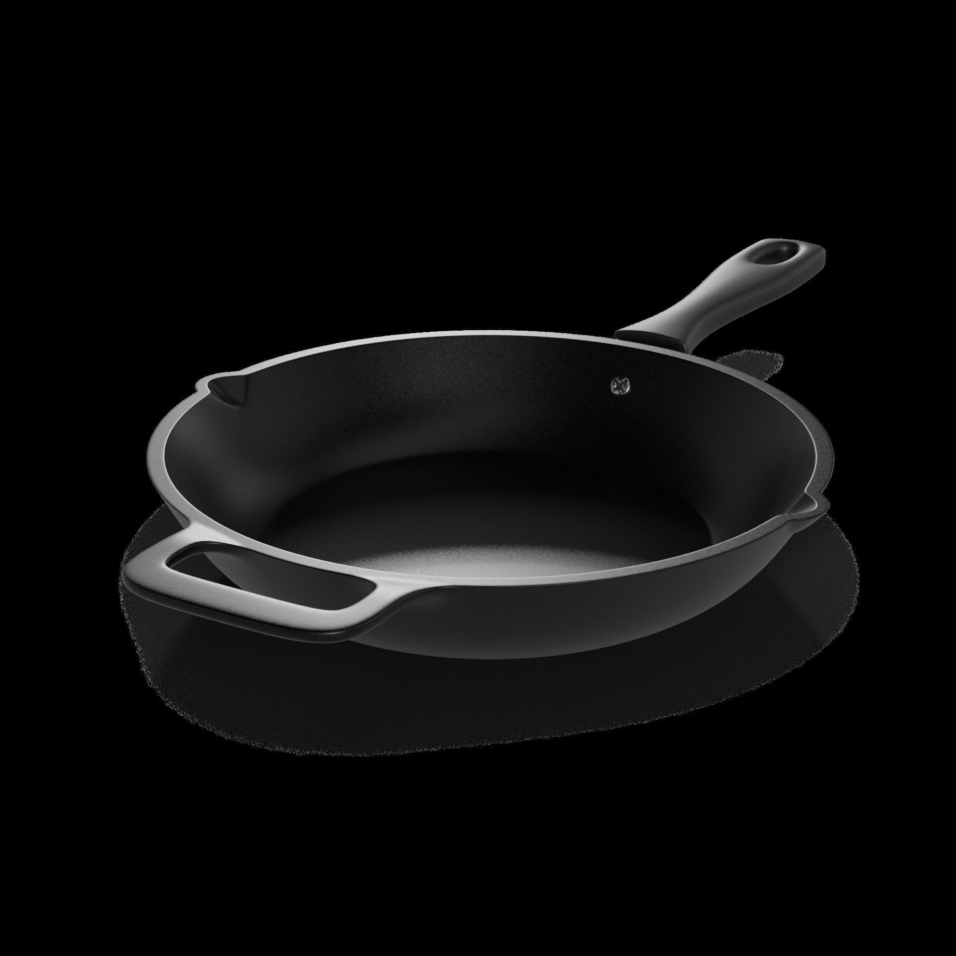 Pots and frying pans Non-Stick Frying Pan 3D model_1