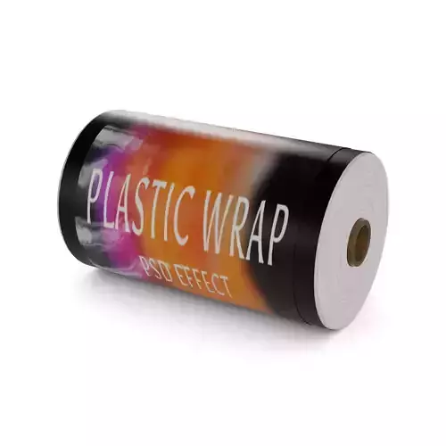 Food storage bags foil and plastic wraps Saran Premium Plasti... Low-poly 3D model