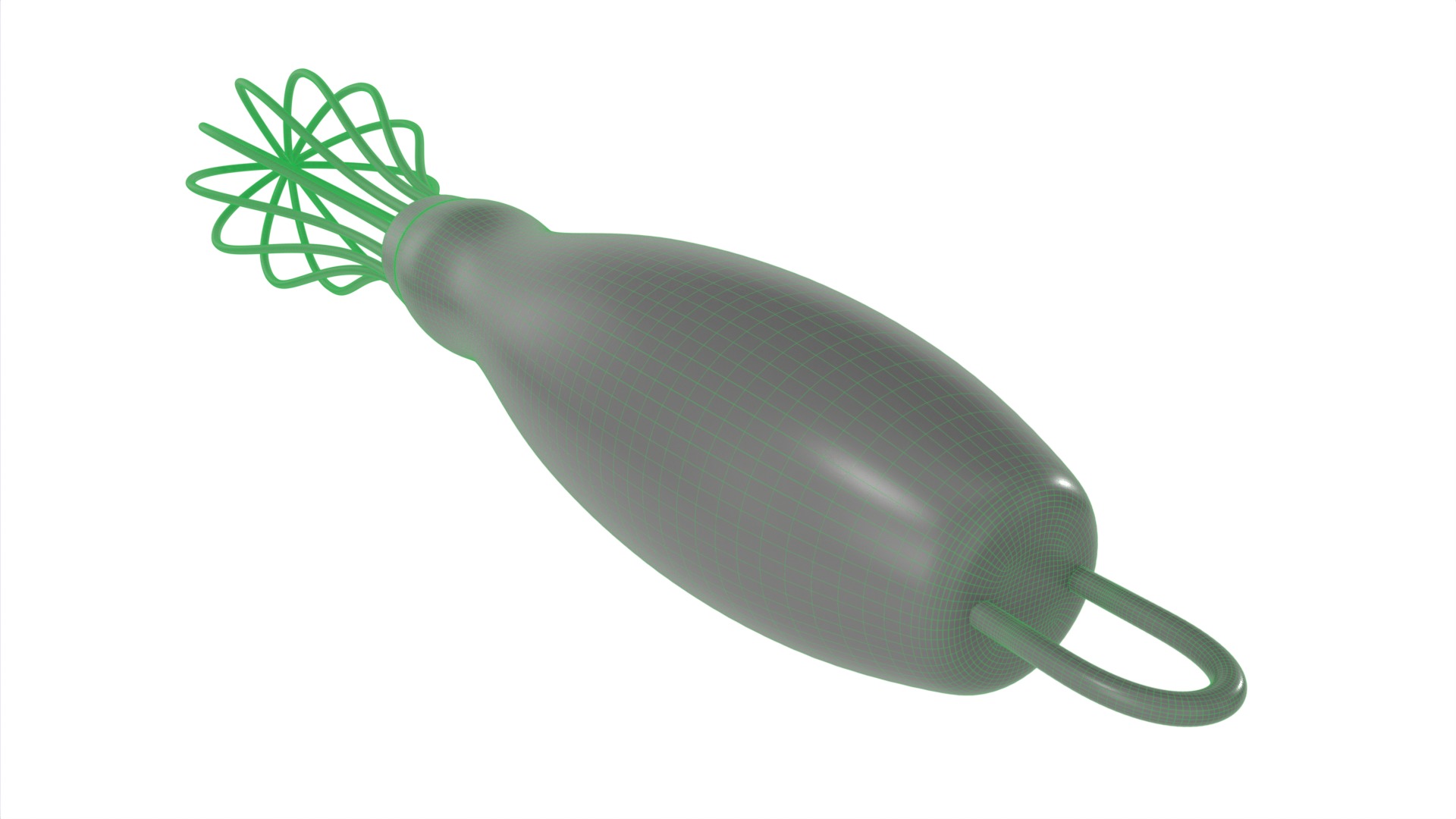 Kitchen utensils Whisk Low-poly 3D model_12