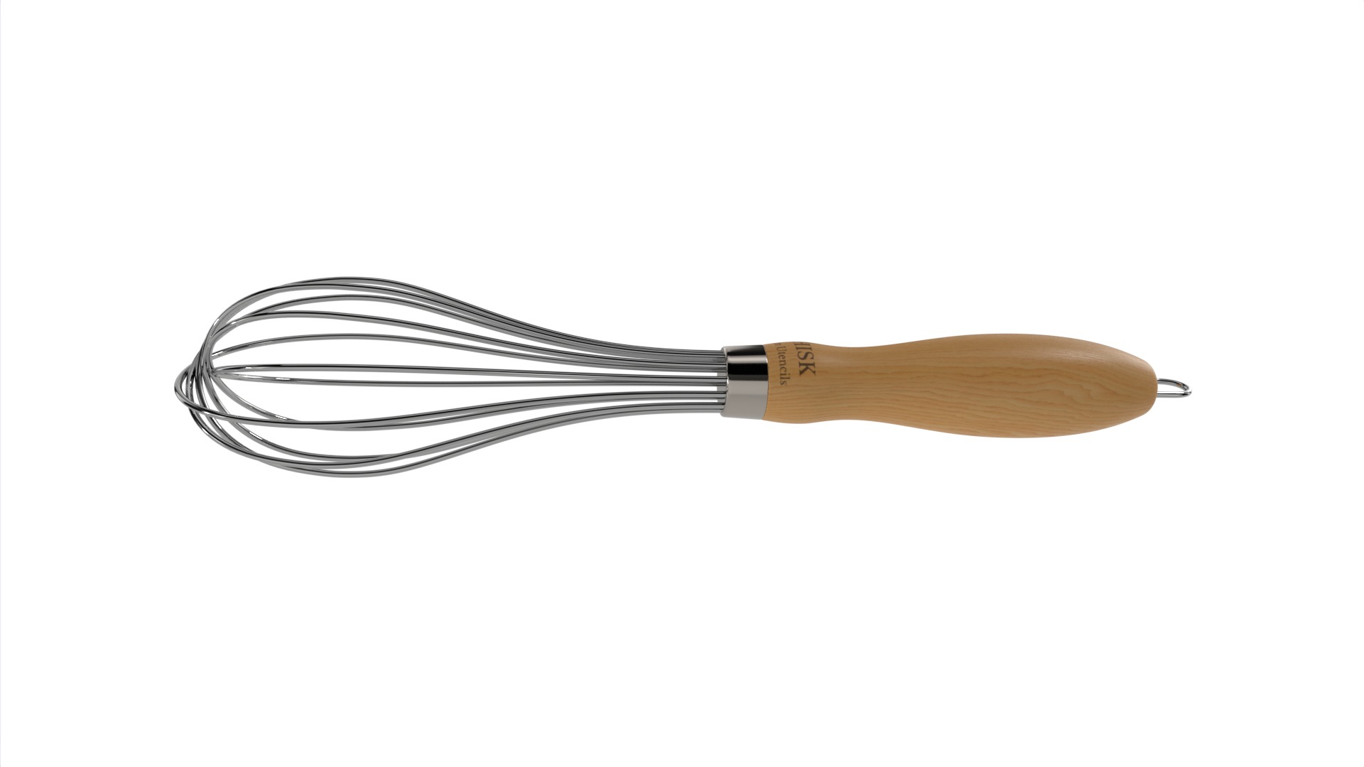 Kitchen utensils Whisk Low-poly 3D model_3
