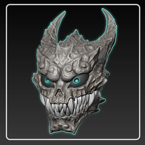 KIaiju  Head Free 3D print model