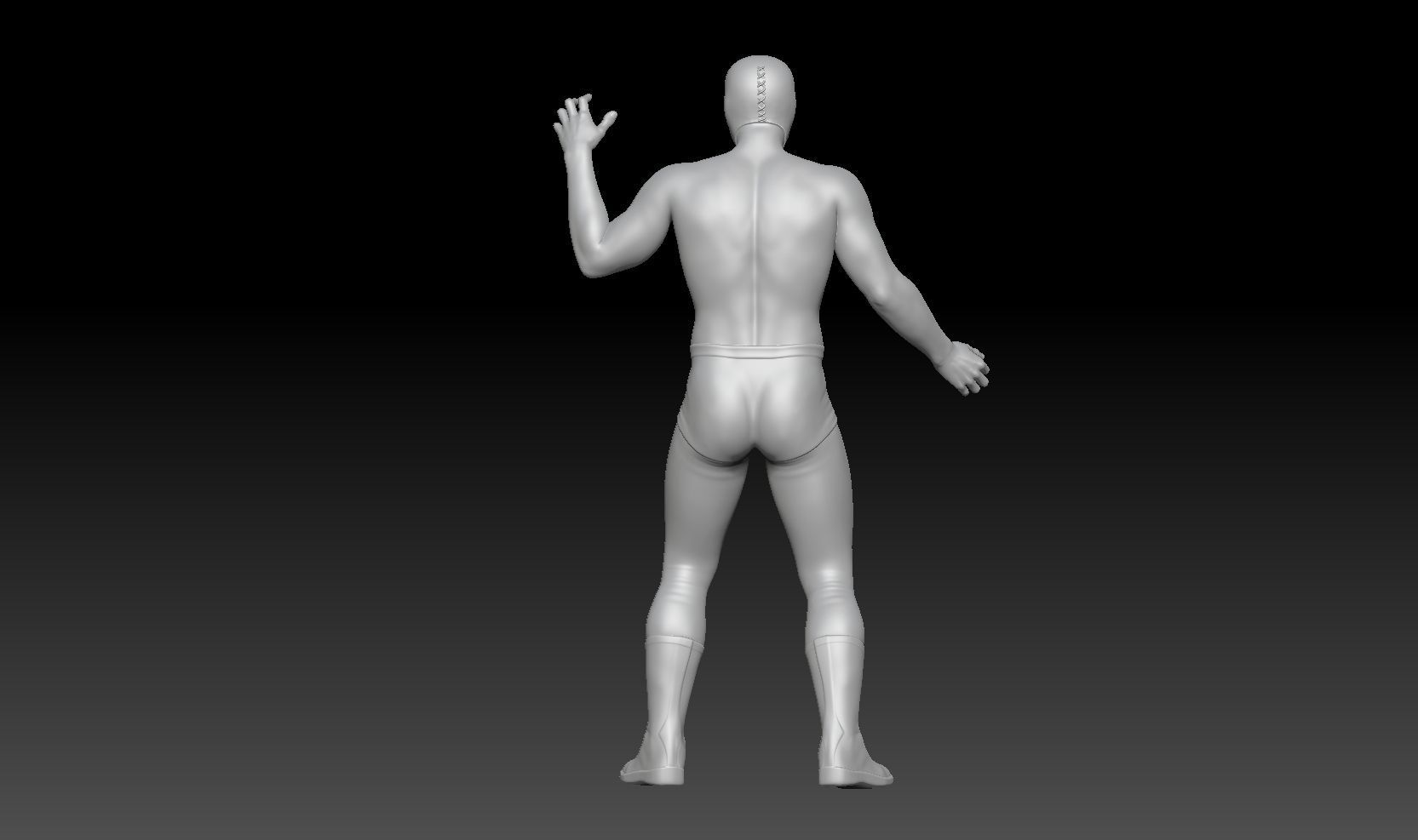 mexican Wrestling version toy 3D print model_2