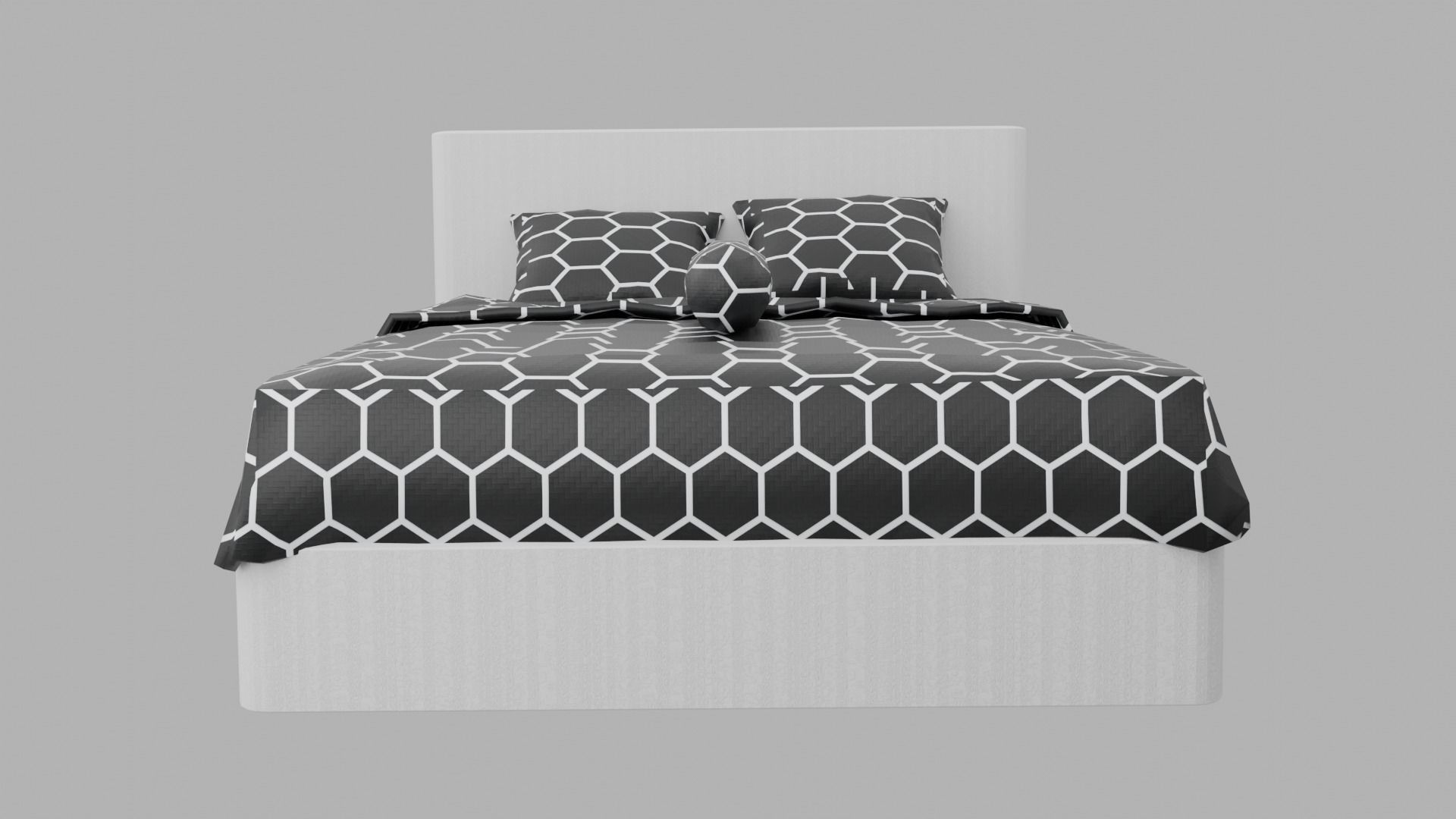 mattress Low-poly 3D model_5