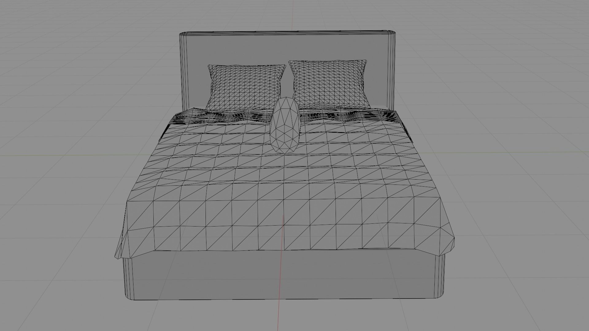 mattress Low-poly 3D model_1