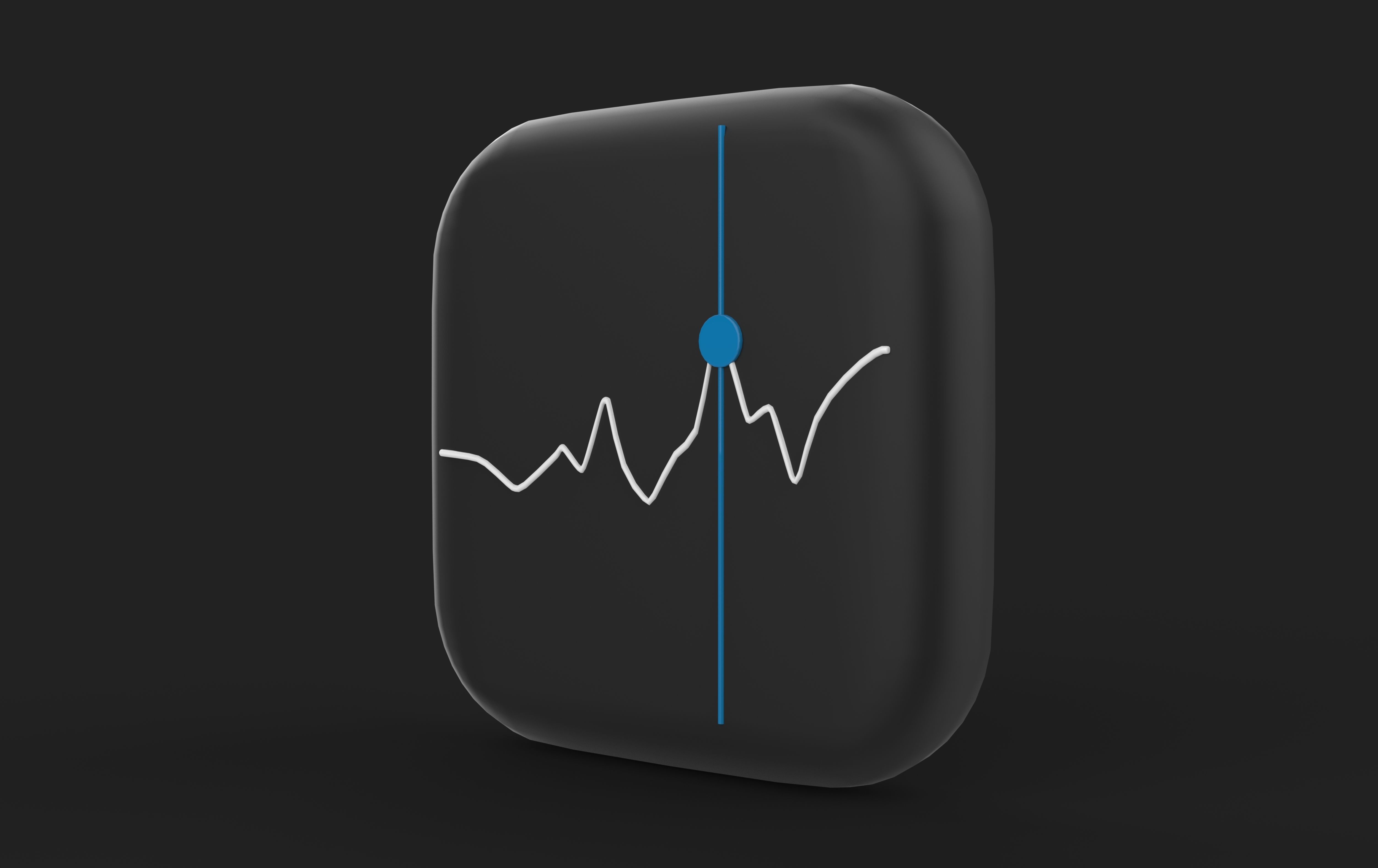 Apple Stocks 3D Logo 3D model_5