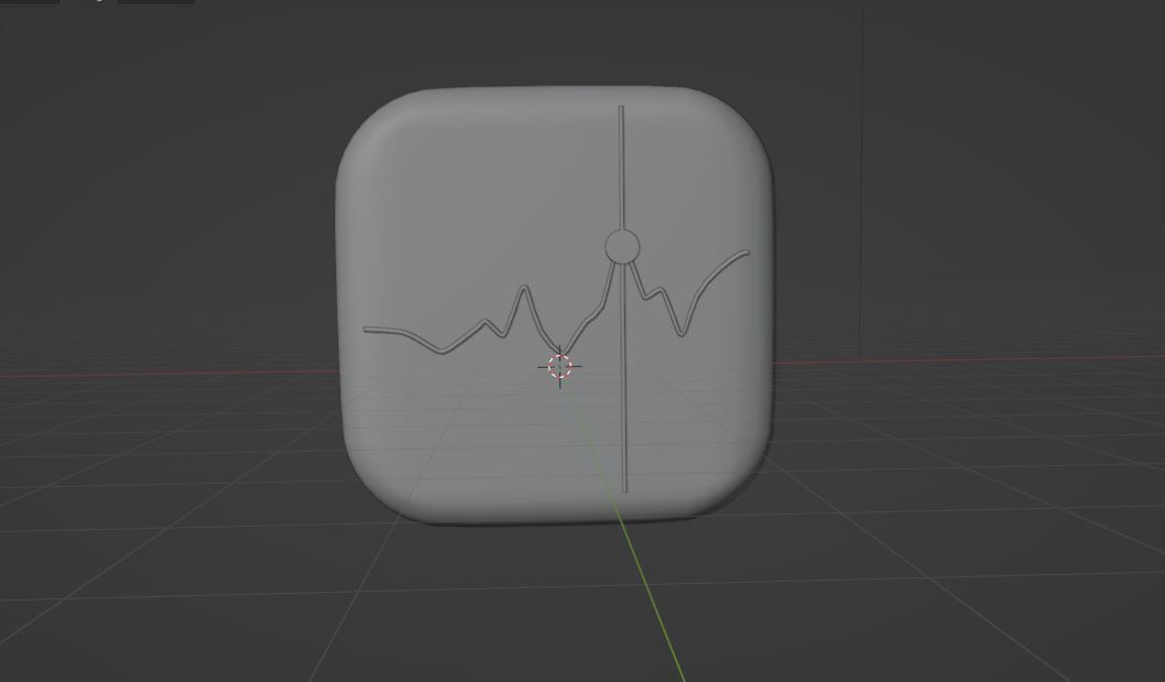 Apple Stocks 3D Logo 3D model_8