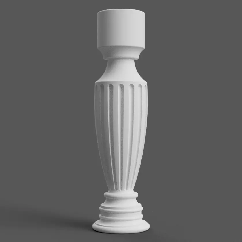 classic candle holder 002 3D print model