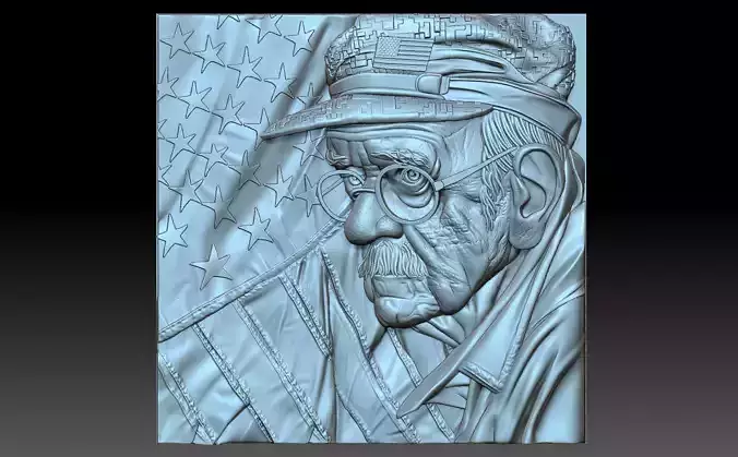 Veteran 3D print model