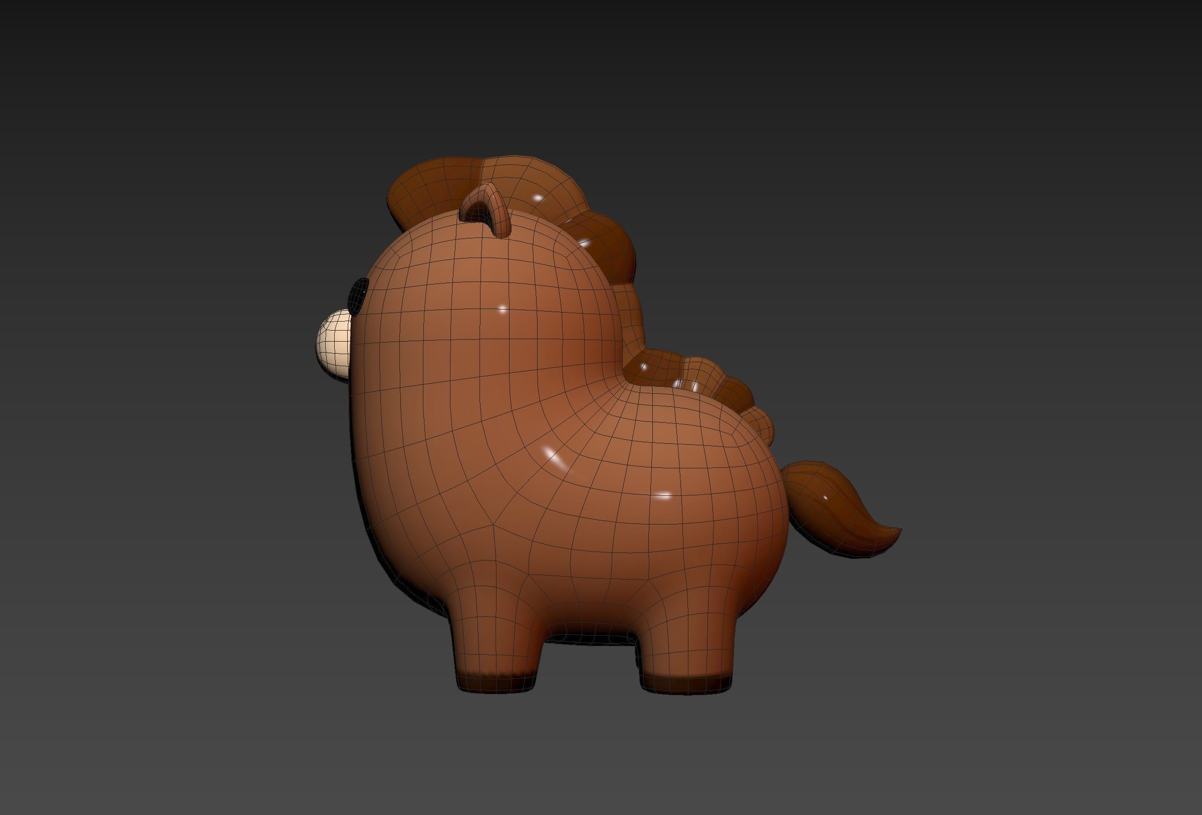 Horse Character 3D model_22